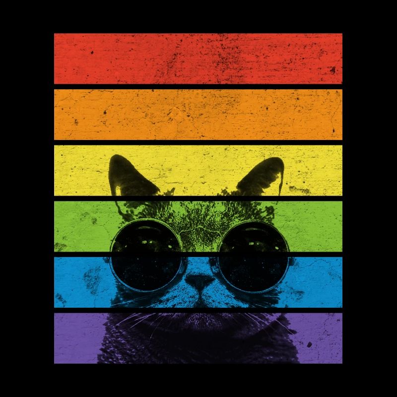 Pride Cat | Regenbogen | Katzenliebhaber