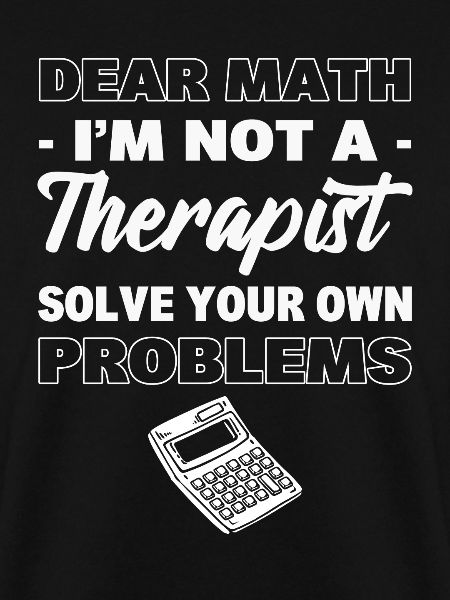 Funny math saying