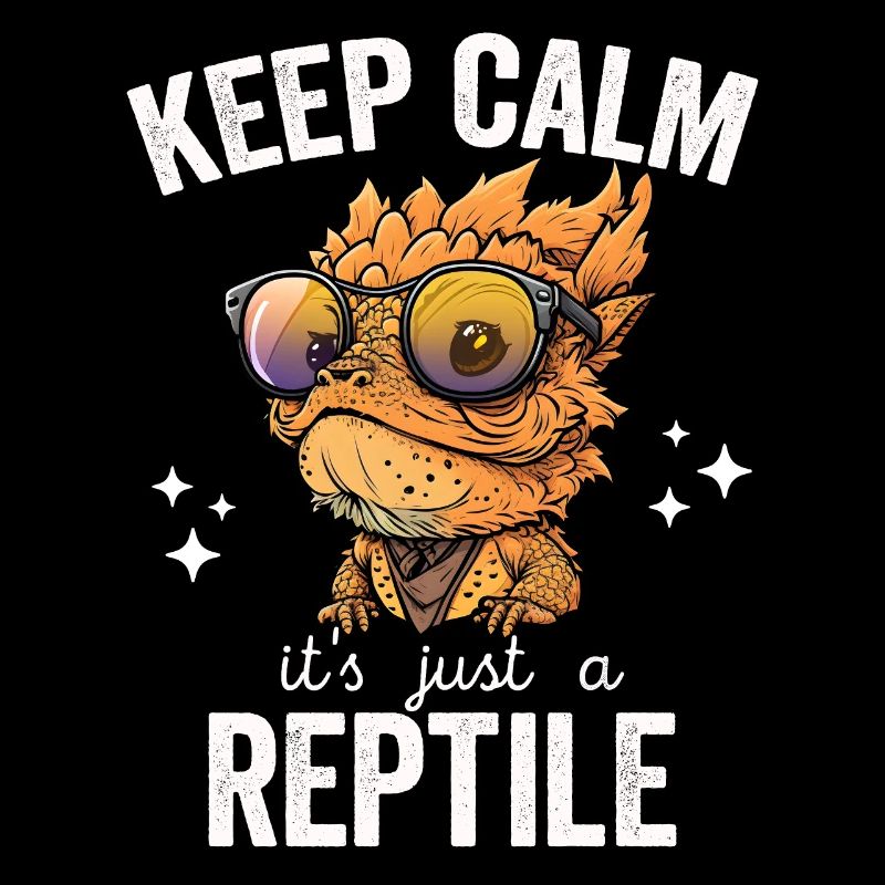 Calm Reptile Cute Bearded Dragon Bartagame Lizard