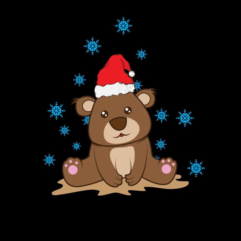 petit ours en peluche comme cadeau pour Noël