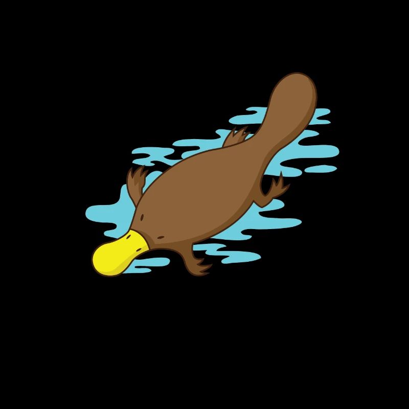 Schnabeltier im Wasser