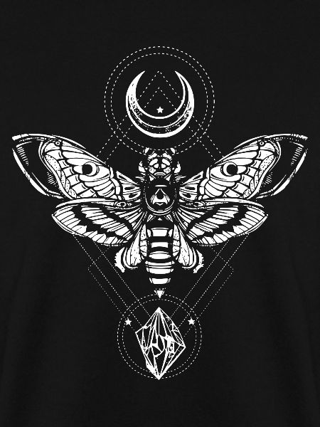 Mystical moon butterfly