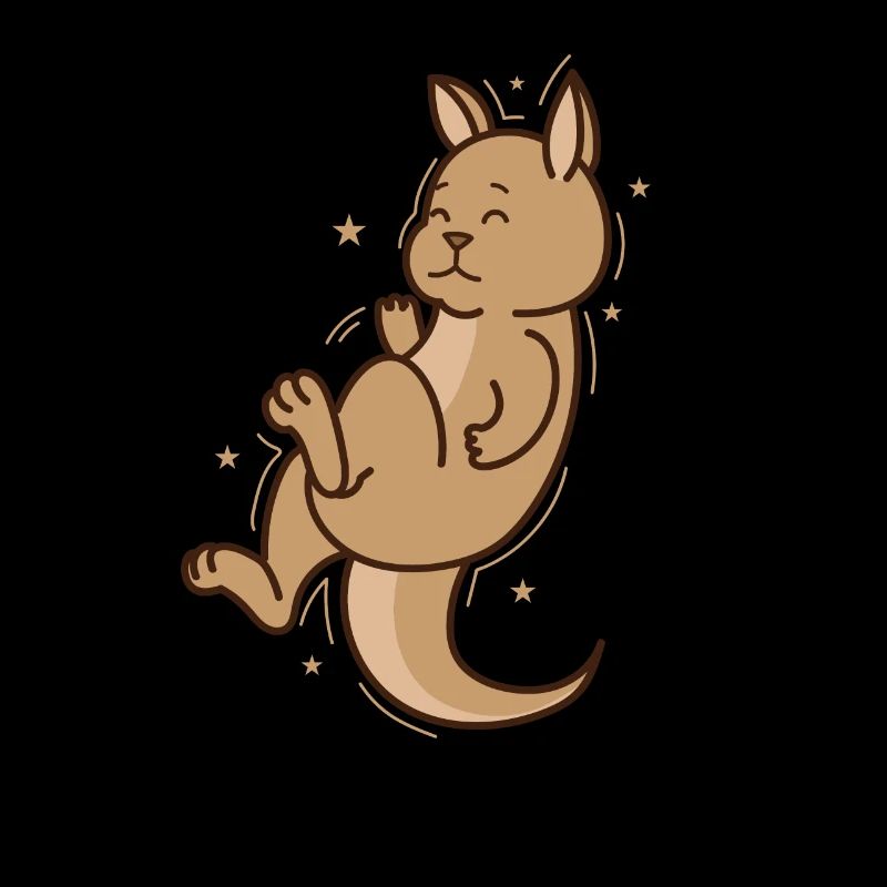 Känguru schläft Australien Outback Tier