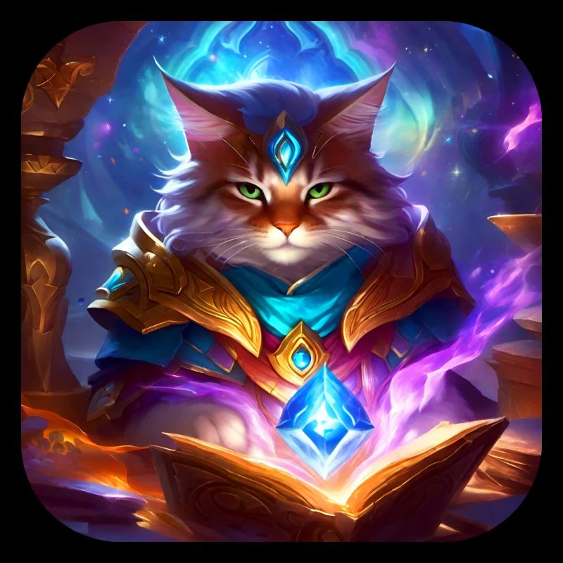 Mystische Fantasy Katze