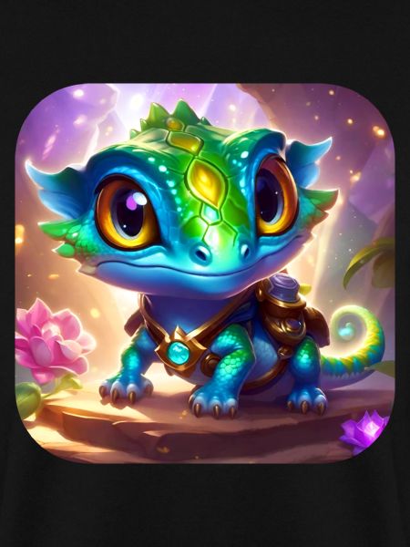 Niedliche kleine Fantasy Echse
