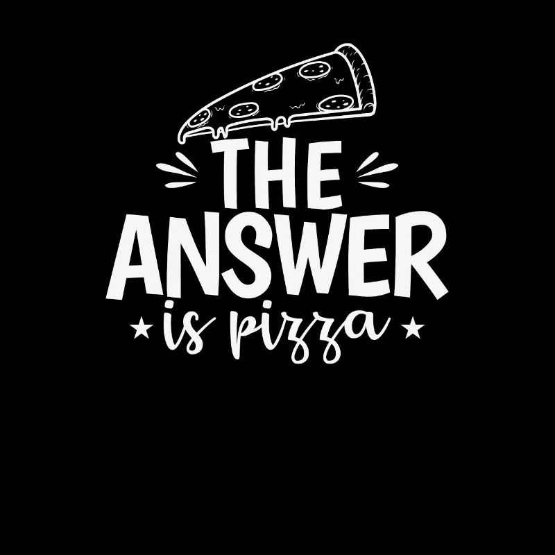 La réponse est la pizza, le salami et le fromage