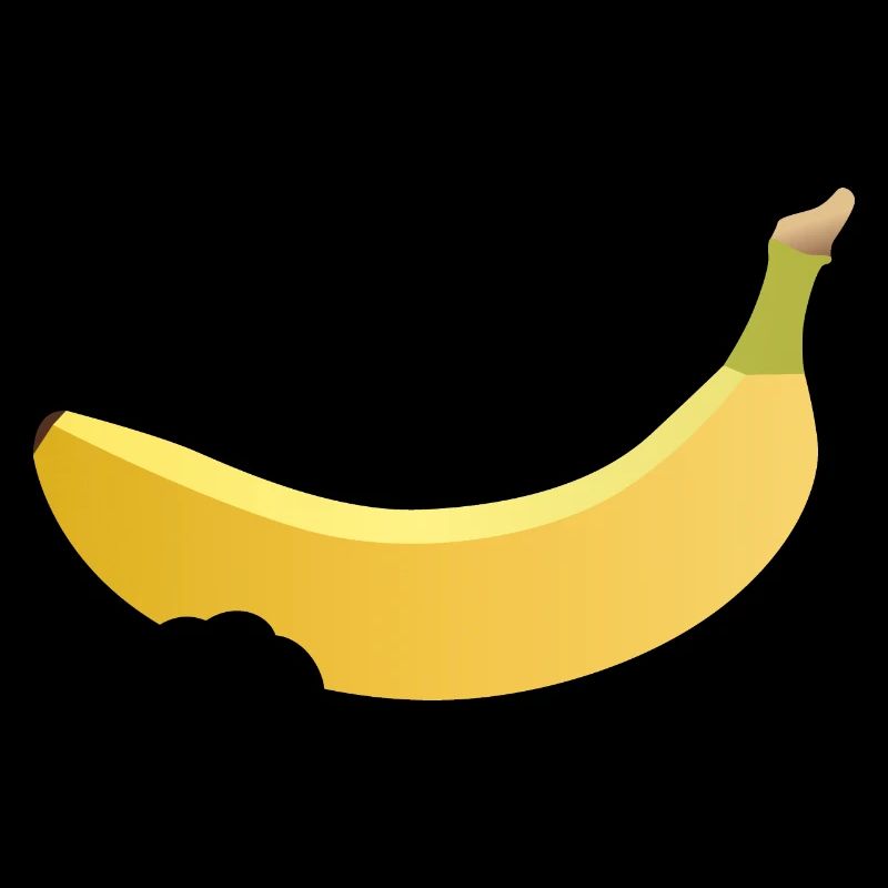angebissene Banane