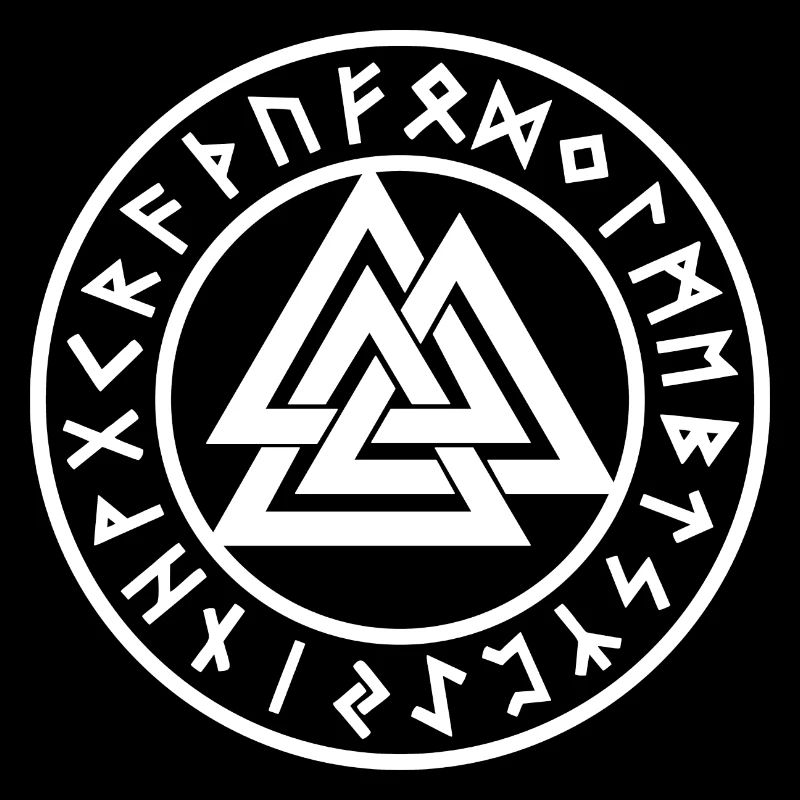 Valknut Runen Odin Keltisches Symbol Wikinger