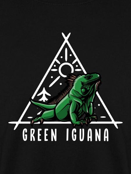 Grüne Leguan-Reptilienpfleger-Eidechse