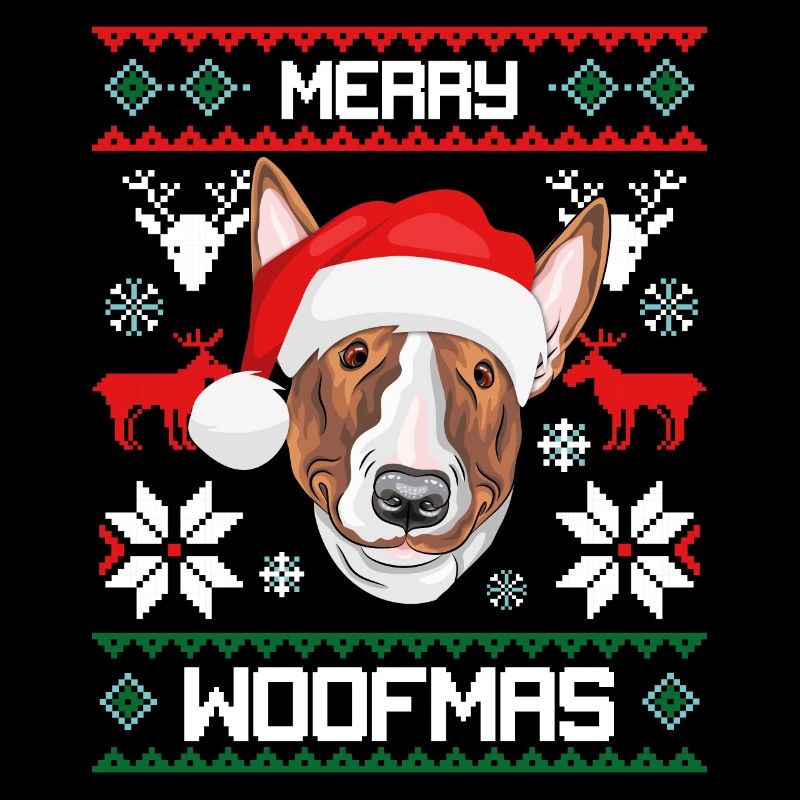 Pull moche de chien de terrier de taureau joyeux Woofma