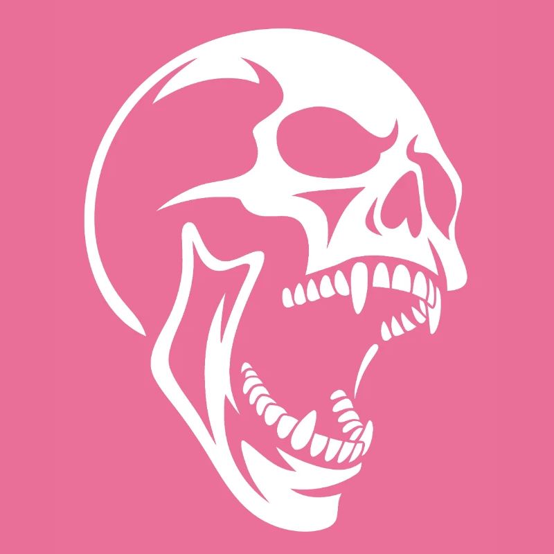 Schädel Schrei Totenkopf-Design