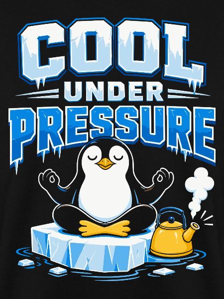 Cool Under Pressure Pinguin Meditation