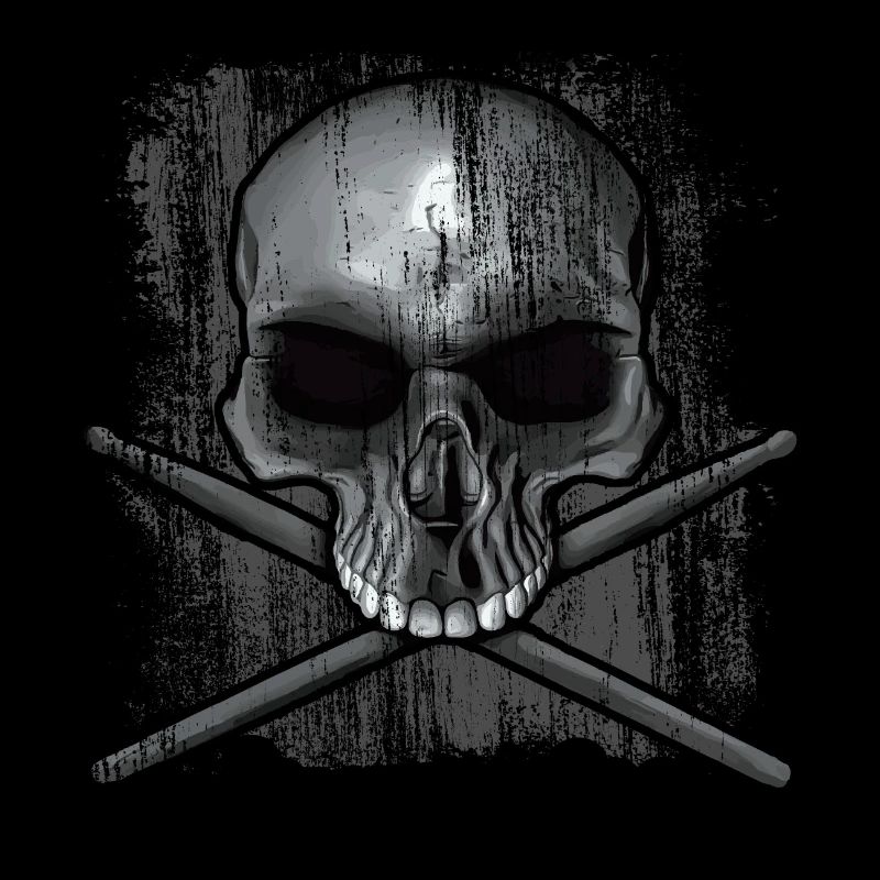 drummer skull