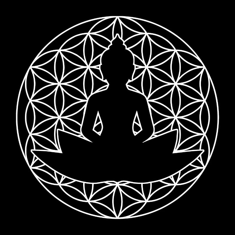 Buddha Blumes des Lebens