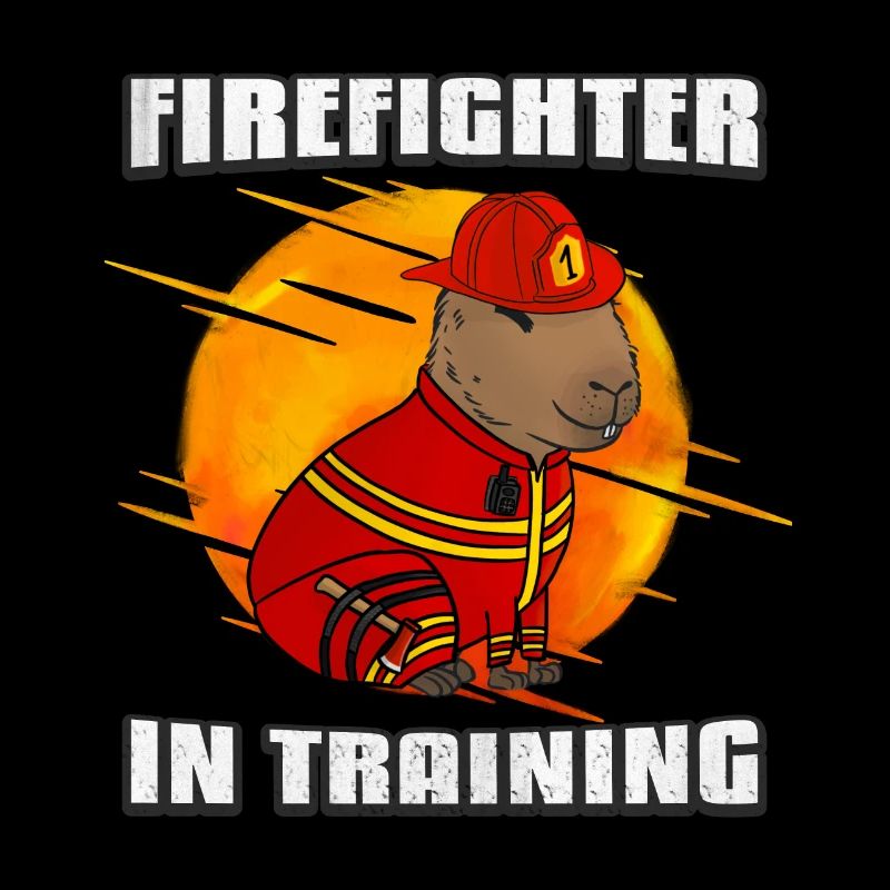 Feuerwehrmann in Ausbildung
