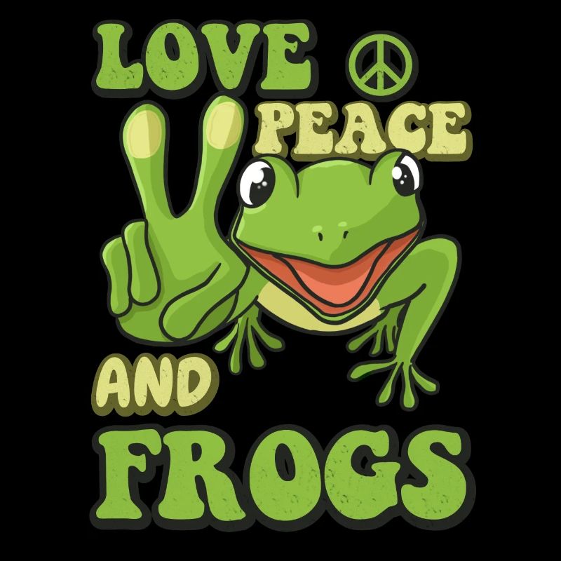 Love peace and Frogs