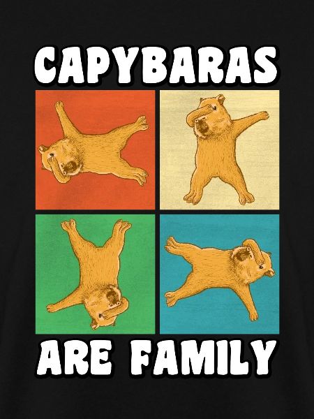 Capybaras sind Familie