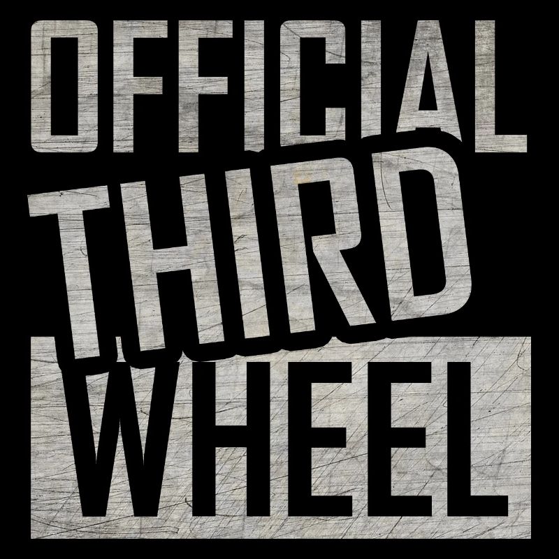 Third wheel on the car single gift