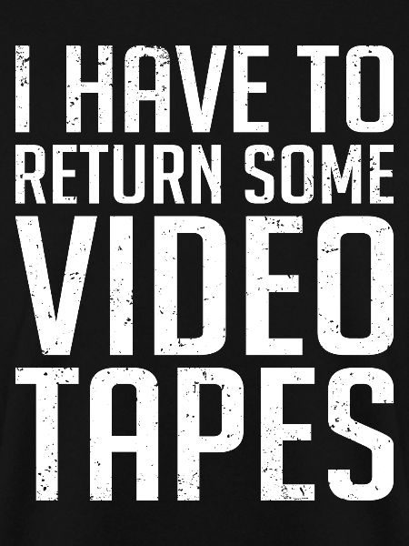 Videokassette Tape Neunziger Geschenk
