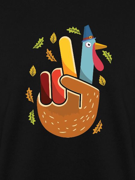 Peace Turkey Thanksgiving-herbstsaison-kürbis