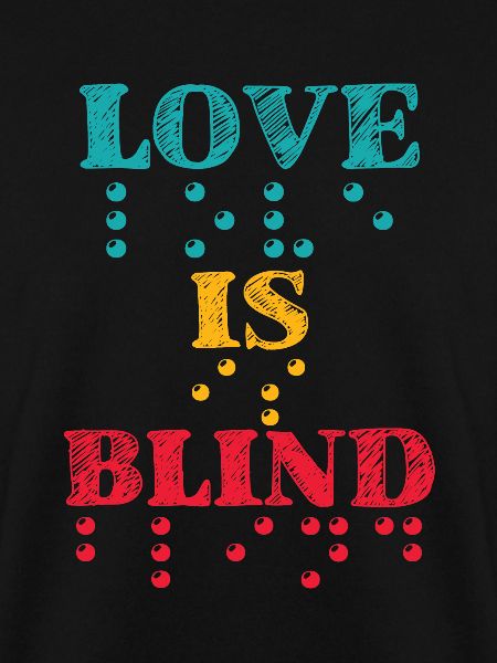 Liebe ist blinde Brailleschrift