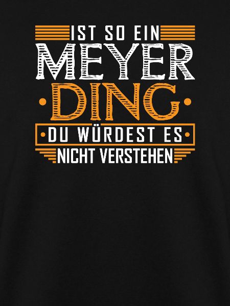 Familien Name Meyer Geschenkidee
