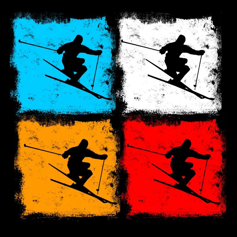 Ski cooles sylisches ausgefallenes