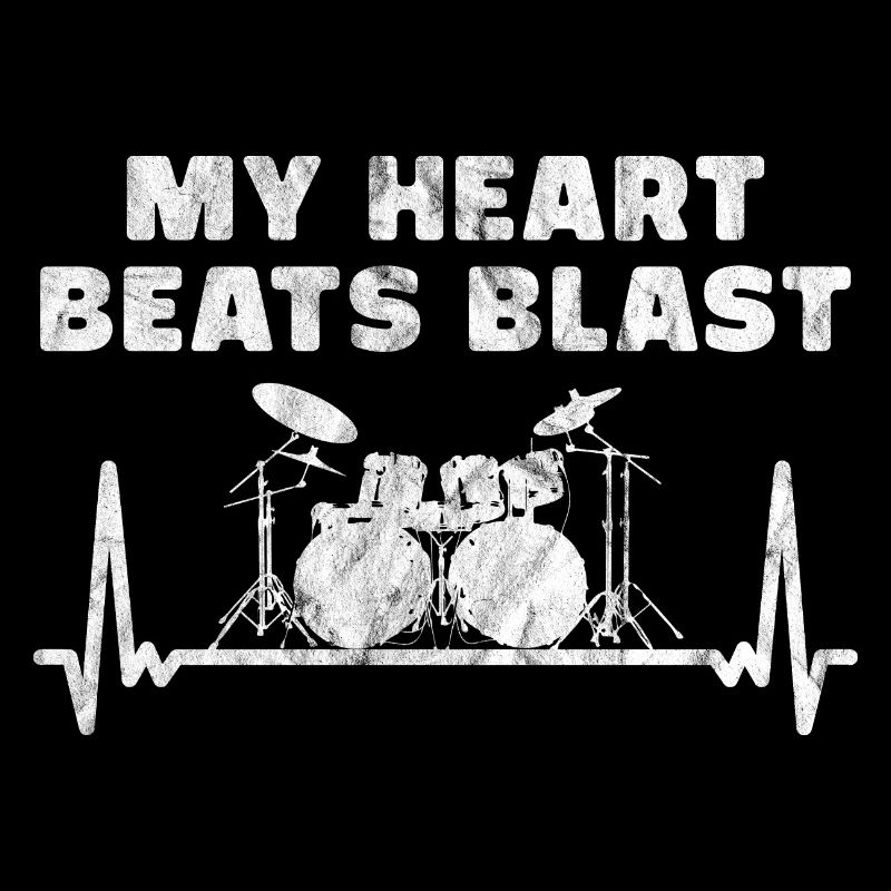 Drummer Drum Heartbeat Drummer T-Shirt
