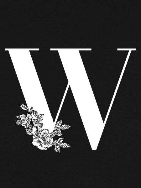 Buchstabe W Blume