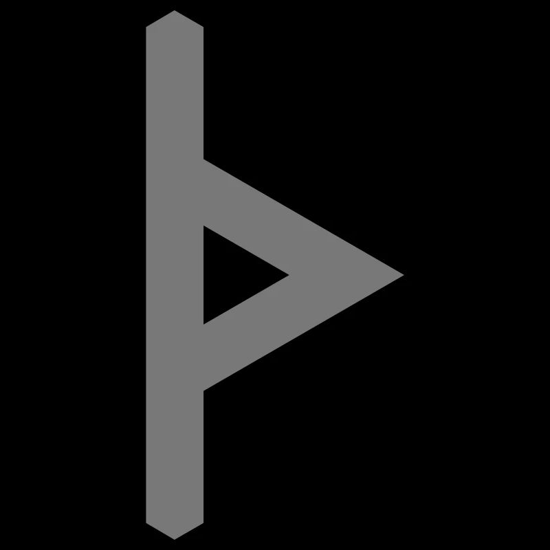 Rune: Thurisaz ᚦ (th), Quantum Runes Futhark 0 ©