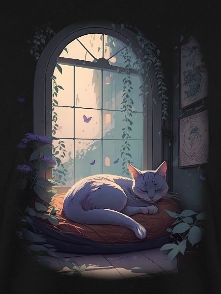 Schlafende Katze