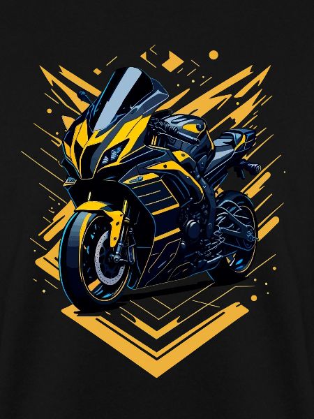 Sportmotorrad-Illustration