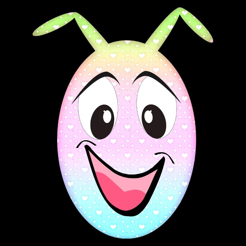 Pastellherzen Smile Ei Kawaii