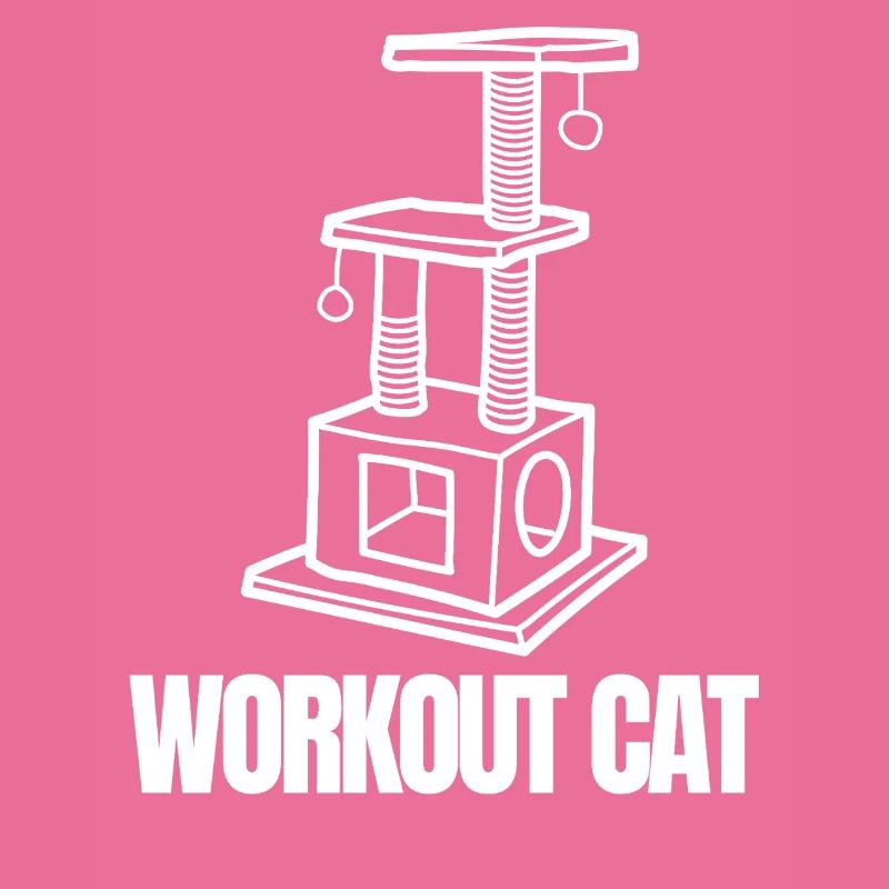 Workout-Katzenemblem