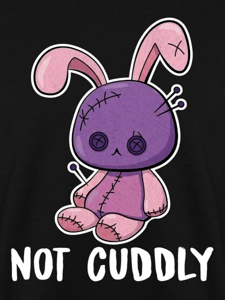 Not Cuddly – Voodoopuppe als Plüschhase