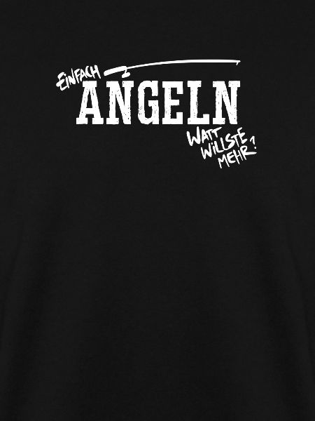 Einfach Angeln Spruch