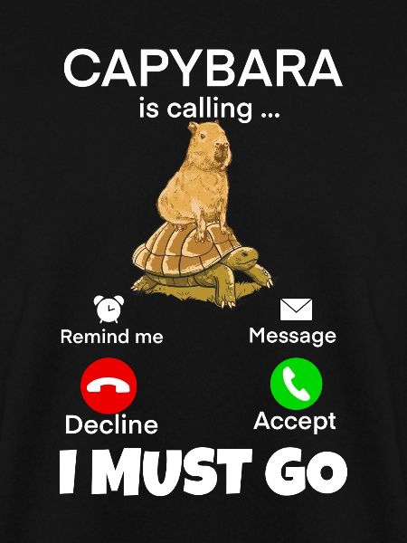 Capybara telefonieren