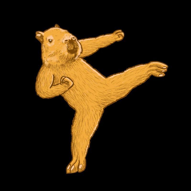 Karate Kick Capybara