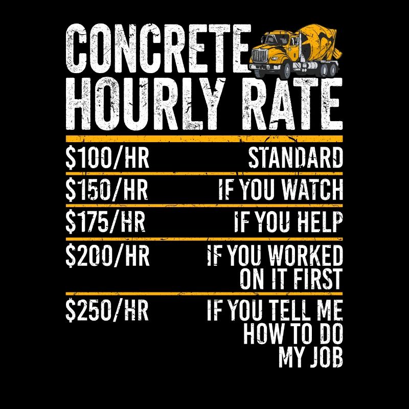 Concrete-paved concrete hourly set concrete