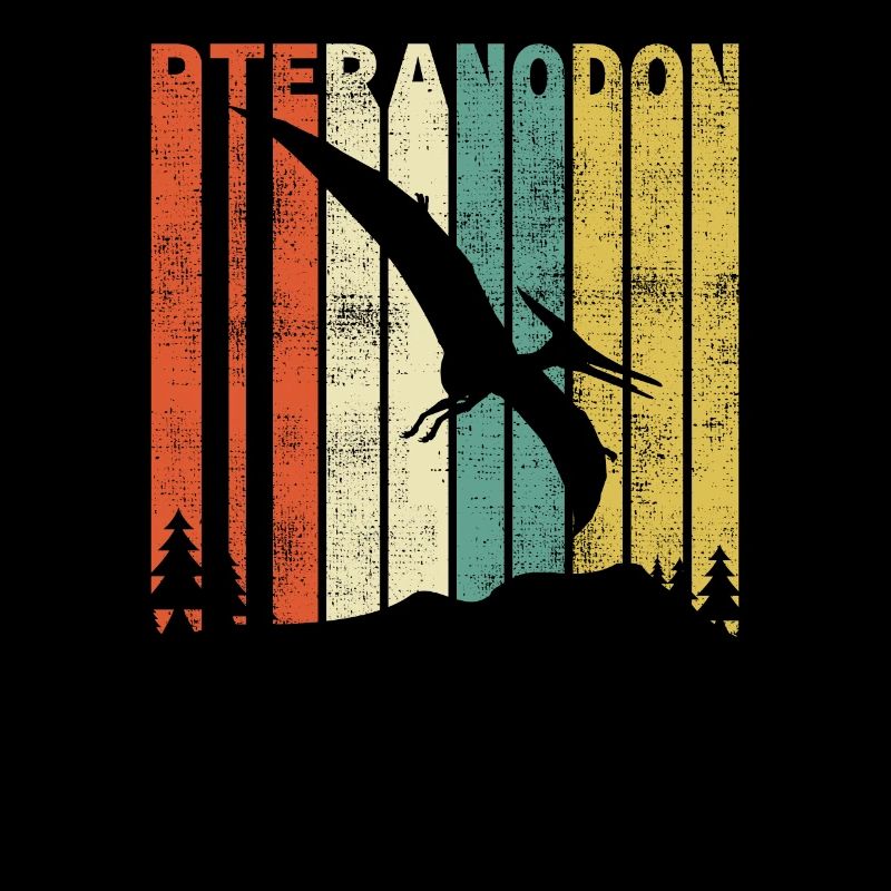 Retro Pteranodon Dinosaurier Dino Urzeit