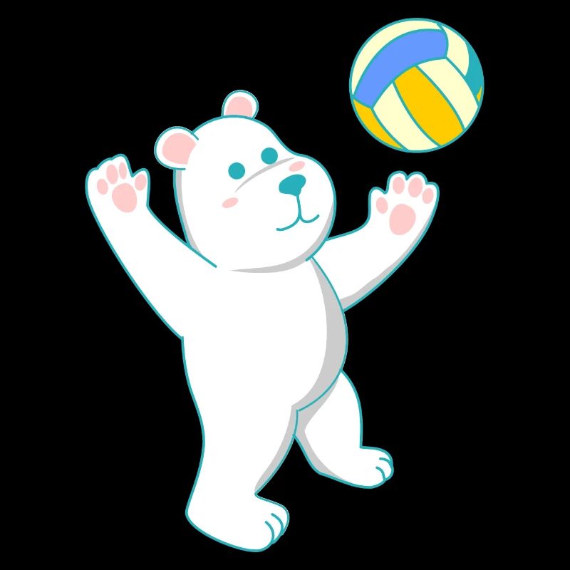 Volleyball Eisbär