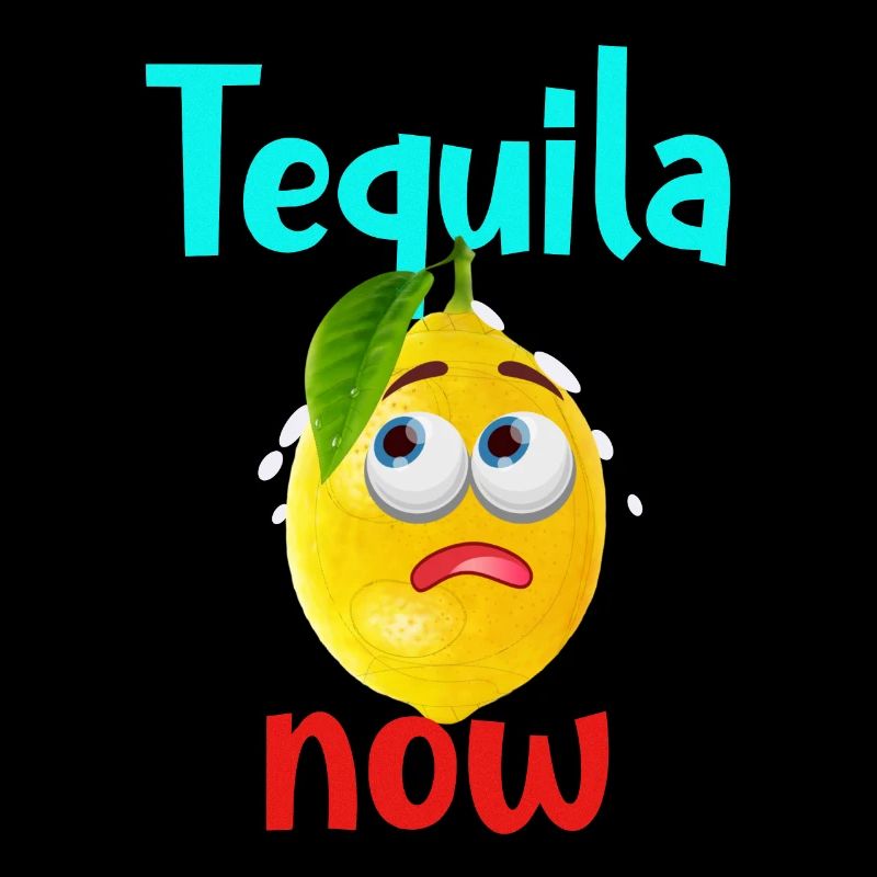 Tequila maintenant drôle de design pour la tequila