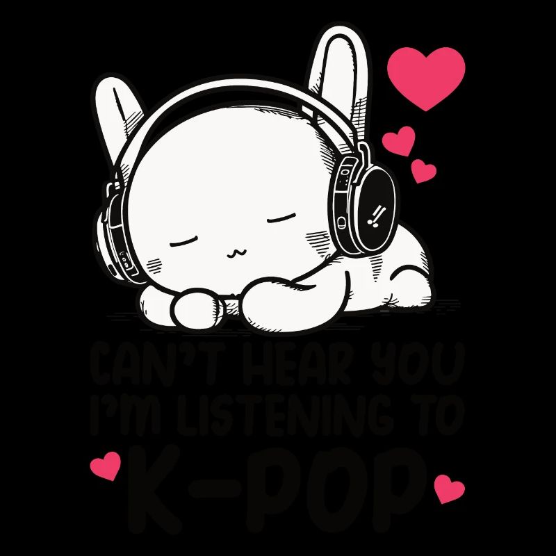 Je ne t’entends pas, j’écoute Kpop Rabbit K-pop