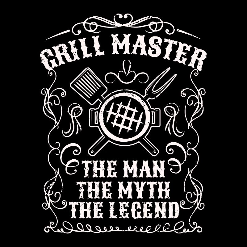 BBQ -Raucher Fleisch Grillen Lustiger
