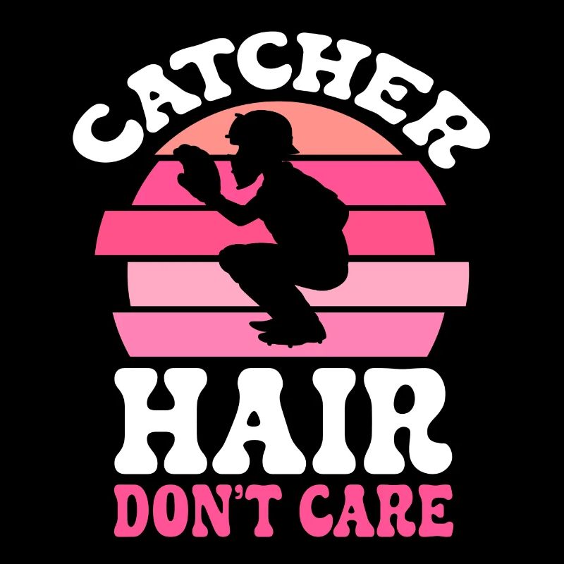 Catcher Softball Lover Bat Ball