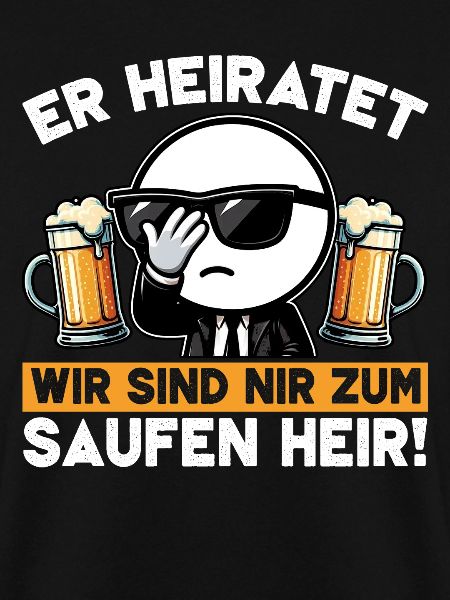 Der Bräutigam Lustiges Junggesellenabschied