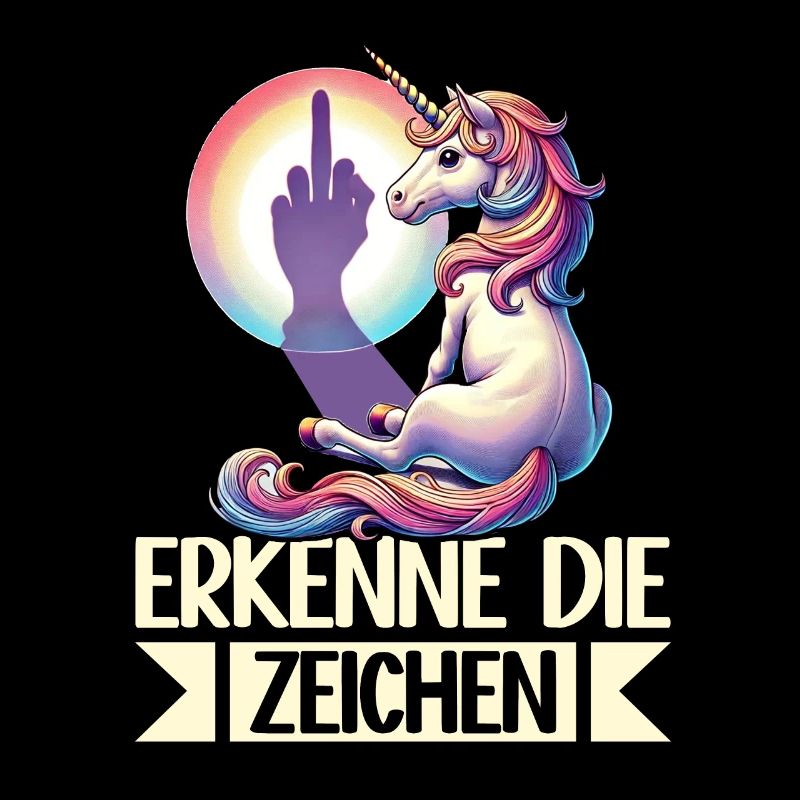 Recognize the Signs Unicorn Shadow Funnier