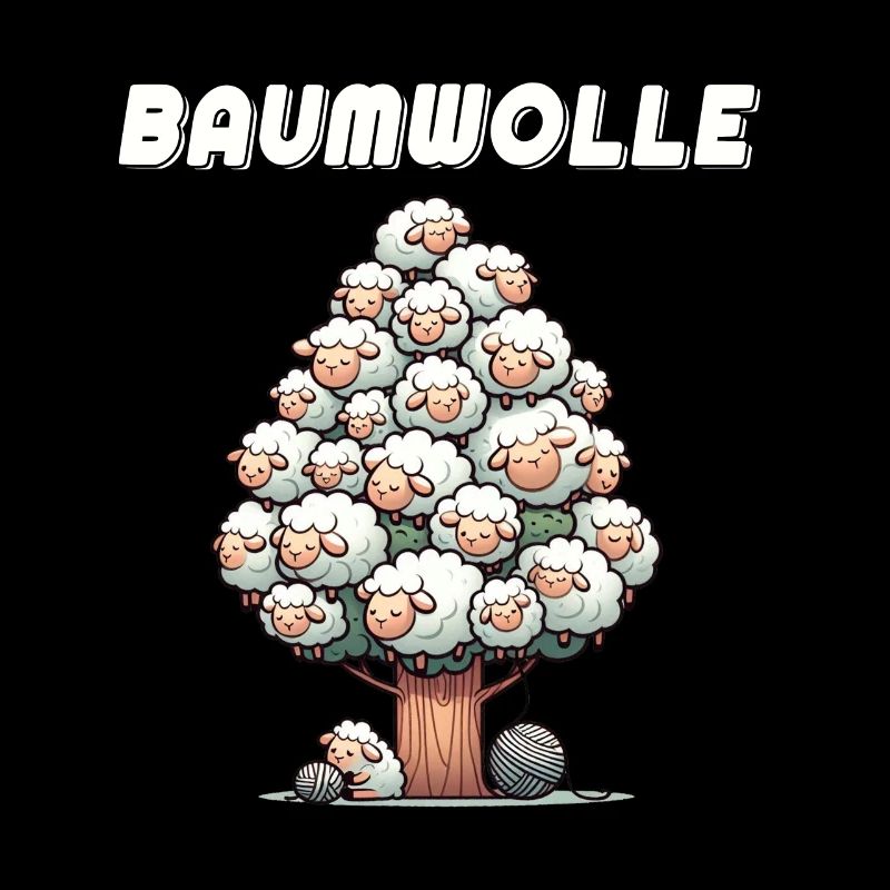 Mouton de coton dessin animé Drôle de mouton Jeu de mots