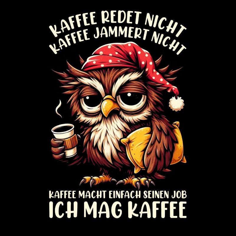 Le café ne parle pas, hibou : le sarcasme du buveur de café
