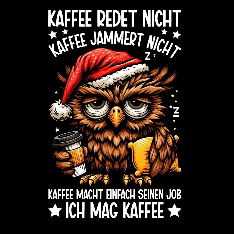 Le café ne parle pas, hibou : le sarcasme du buveur de café
